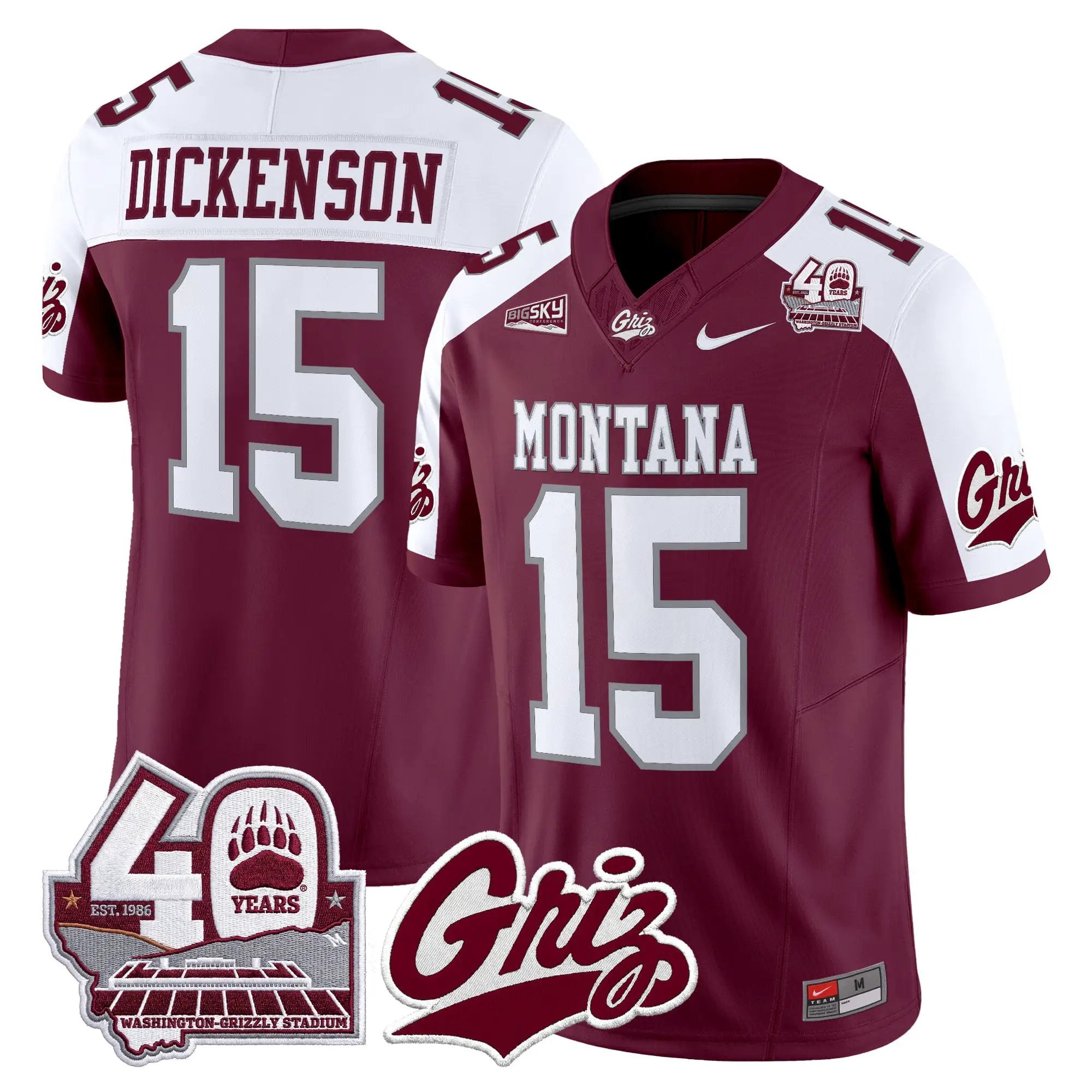 montana-grizzlies-2026-vapor-limited-jersey-40th-anniversary-patch-all-stitched-27 - Top Wow Design Montana Grizzlies 2026 Vapor Limited Jersey - 40th Anniversary Patch - Stitched