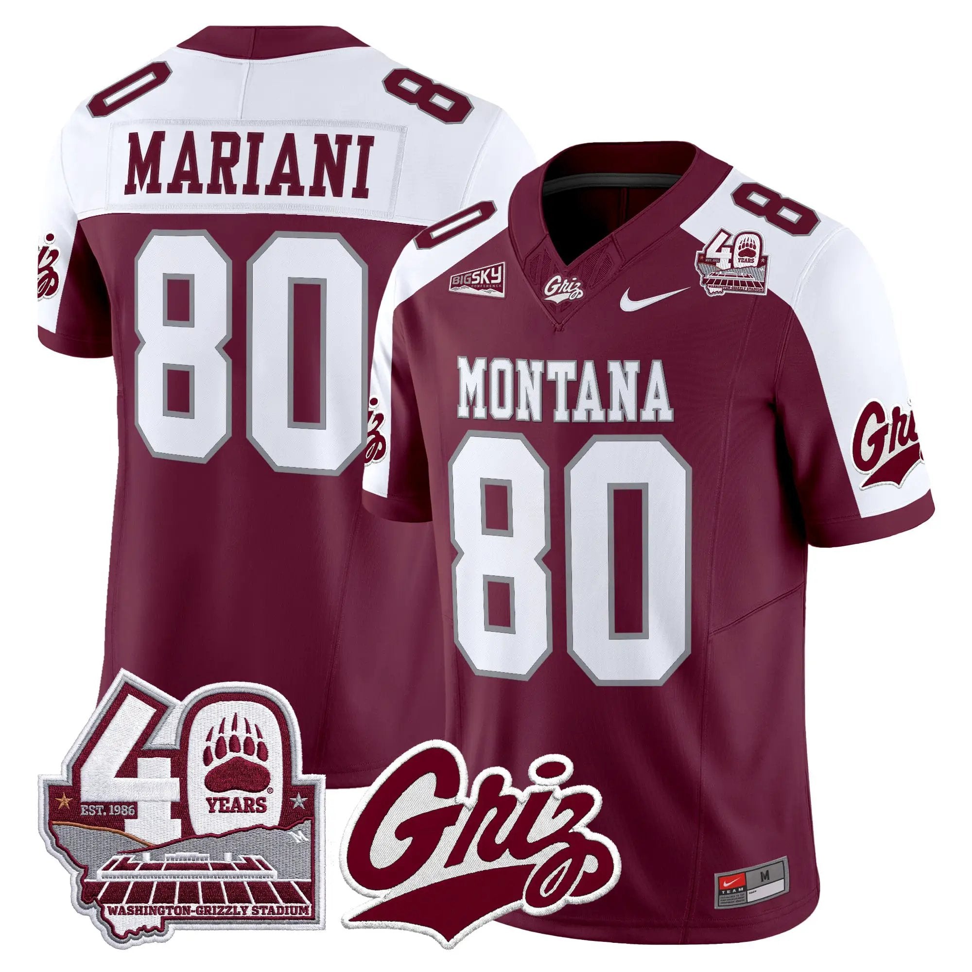 montana-grizzlies-2026-vapor-limited-jersey-40th-anniversary-patch-all-stitched-28 - Top Wow Design Montana Grizzlies 2026 Vapor Limited Jersey - 40th Anniversary Patch - Stitched