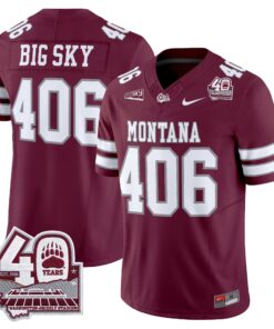 montana-grizzlies-2026-vapor-limited-jersey-40th-anniversary-patch-all-stitched-01 - Top Wow Design Montana Grizzlies 2026 Vapor Limited Jersey - 40th Anniversary Patch - Stitched