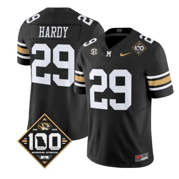 Ahmad Hardy Jersey #29 Missouri Tigers 100th Anniversary 2026 Edition Stitched by My Store NCAA Football Jerseys
