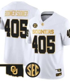Boomer Sooner #405 Oklahoma Sooners Jersey 2026 Limited Stitched by My Store NCAA Football Jerseys