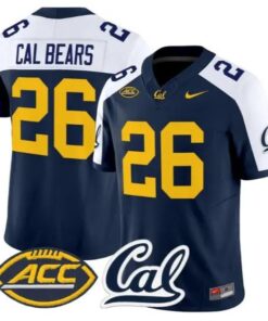 Cal Bears #26 Golden Bears Jersey 2026 Vapor Limited - All Stitched by My Store NCAA Football Jerseys