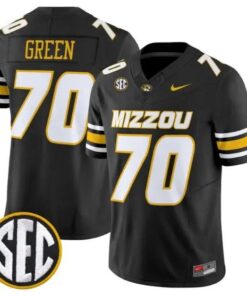 Cayden Green #70 Missouri Tigers Jersey 2026 Vapor Limited Stitched by My Store NCAA Football Jerseys