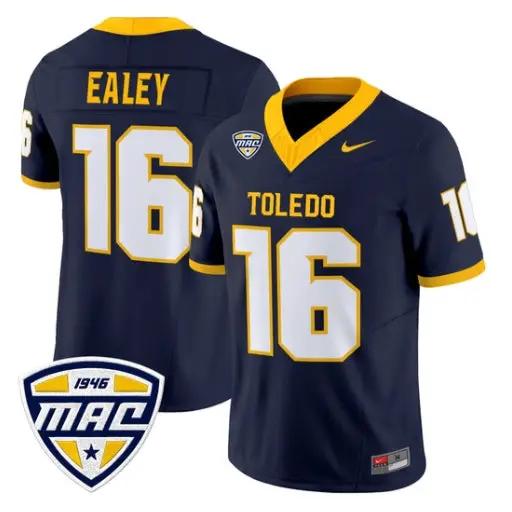 Chuck Ealey Jersey #16 Toledo Rockets 2026 Vapor Limited All Stitched by My Store NCAA Football Jerseys