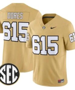 Commodores Jersey #615 Vanderbilt Commodores 2026 Vapor V2 - Stitched by My Store NCAA Football Jerseys