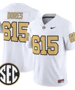 Commodores Jersey #615 Vanderbilt Commodores 2026 Vapor V2 - Stitched by My Store NCAA Football Jerseys