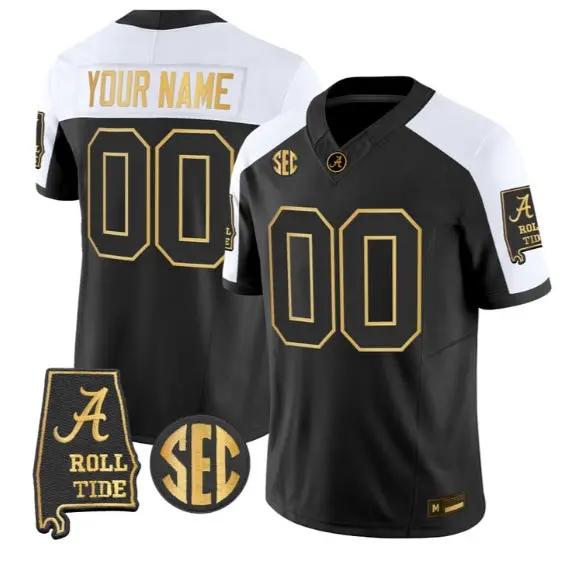 Custom Alabama Crimson Tide Jersey 2026 Alabama Map Vapor Stitched by My Store NCAA Football Jerseys