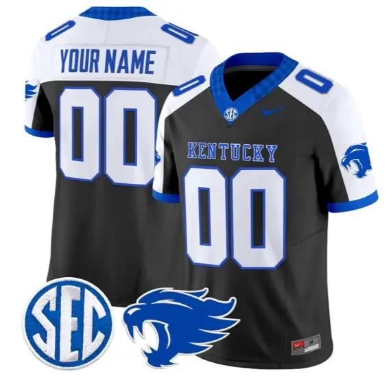 Custom Kentucky Wildcats Jersey Name, Number 2026 Limited Stitched by My Store NCAA Football Jerseys