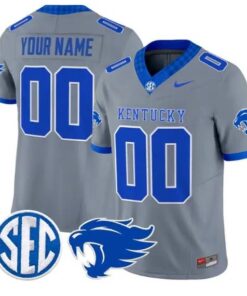 Custom Kentucky Wildcats Jersey Name, Number 2026 Limited Stitched by My Store NCAA Football Jerseys