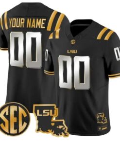 Custom LSU Tigers Jersey Name, Number 2026 Vapor Limited Stitched by My Store NCAA Football Jerseys