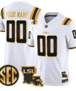 Custom LSU Tigers Jersey Name, Number 2026 Vapor Limited Stitched by My Store NCAA Football Jerseys