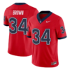 Donald Brown Jersey #34 UConn Huskies 2026 Vapor Limited Football All Stitched