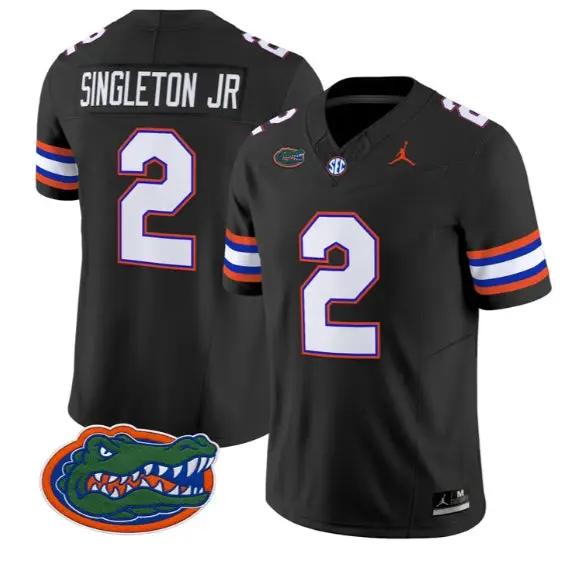 Eric Singleton Jr #2 Florida Gators Jersey 2026 Limited Stitched by My Store NCAA Football Jerseys