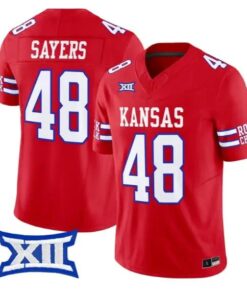 Gale Sayers Jersey #48 Kansas Jayhawks 2026 Vapor Limited Stitched by My Store NCAA Football Jerseys
