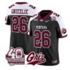 Grizzlie Jersey #26 Montana Grizzlies 2026-40th Anniv Patch Stitched - Top Wow Design Grizzlie Jersey #26 Montana Grizzlies 2026-40th Anniv Patch Stitched