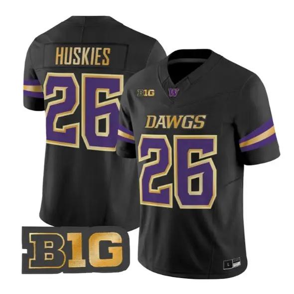 Huskies Dawgs #26 Washington Huskies Jersey 2026 Unleash the Dawgs All Stitched by My Store NCAA Football Jerseys