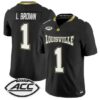 Isaac Brown Jersey #1 Louisville Cardinals 2026 For The Ville Vapor All Stitched - Top Wow Design Isaac Brown Jersey #1 Louisville Cardinals 2026 For The Ville Vapor All Stitched