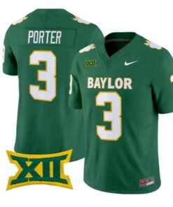 Jadon Porter Jersey #3 Baylor Bears Throwback 2026 Vapor Limited All Stitched by My Store NCAA Football Jerseys