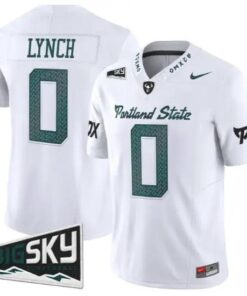 Jaylen Lynch Jersey #0 Portland State Vikings 2026 Limited All Stitched by My Store NCAA Football Jerseys