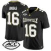 Johnny Unitas Jersey #16 Louisville Cardinals 2026 For The Ville Vapor Stitched - Top Wow Design Johnny Unitas Jersey #16 Louisville Cardinals 2026 For The Ville Vapor Stitched