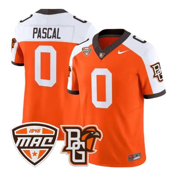 Kal-El Pascal #0 Bowling Green Falcons Jersey 2026 Limited Stitched by My Store NCAA Football Jerseys