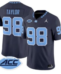 Lawrence Taylor Jersey #98 North Carolina Tar Heels 2026 Stitched by My Store NCAA Football Jerseys