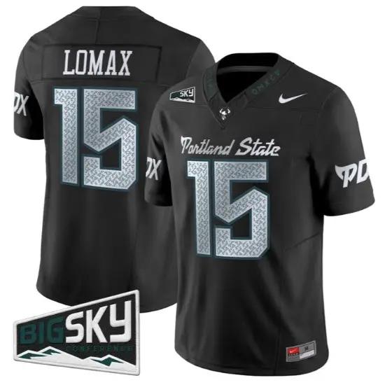 Neil Lomax Jersey #15 Portland State Vikings 2026 Vapor Limited Stitched by My Store NCAA Football Jerseys