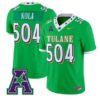 Nola #504 Tulane Green Wave Jersey 2026 City Edition Vapor Limited All Stitched
