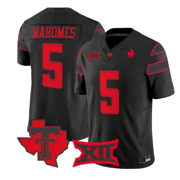 Patrick Mahomes Jersey #5 Texas Tech Red Raiders 2026 Vapor Limited All Stitched by My Store NCAA Football Jerseys