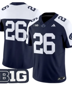 Penn State Jersey #26 Penn State 2026 No Name on Back Limited Stitched by My Store NCAA Football Jerseys
