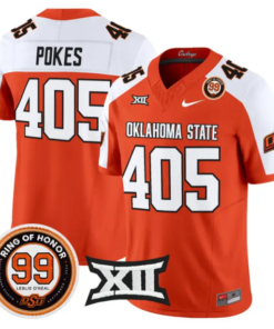 Pokes Jersey #405 Oklahoma State 2026 Leslie O'neal Limited Stitched by My Store NCAA Football Jerseys