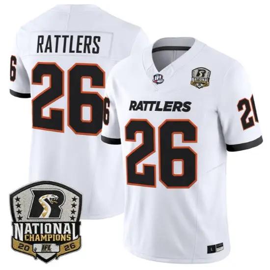 Rattlers Jersey #26 Arizona Rattlers 2026 National Patch All Stitched by My Store NCAA Football Jerseys