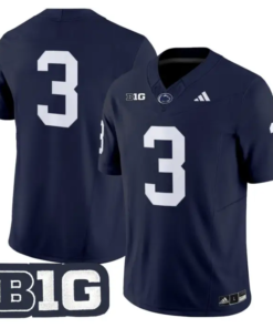 Rocco Becht Jersey #3 Penn State 2026 No Name on Back Limited Stitched by My Store NCAA Football Jerseys