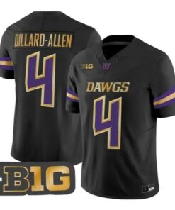 Rylon Dillard-Allen #4 Washington Huskies Jersey 2026 Unleash the Dawgs Stitched by My Store NCAA Football Jerseys