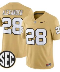 Sedrick Alexander Jersey #7 Vanderbilt Commodores 2026 Vapor Stitched by My Store NCAA Football Jerseys