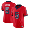 Shamar Porter Jersey #5 UConn Huskies 2026 Vapor Limited Football All Stitched - Top Wow Design Shamar Porter Jersey #5 UConn Huskies 2026 Vapor Limited Football All Stitched