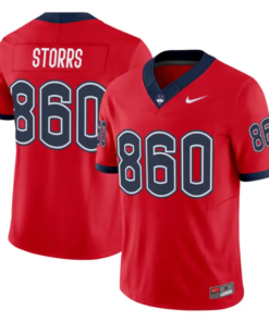 Storrs Jersey #860 UConn Huskies 2026 Vapor Limited Football All Stitched