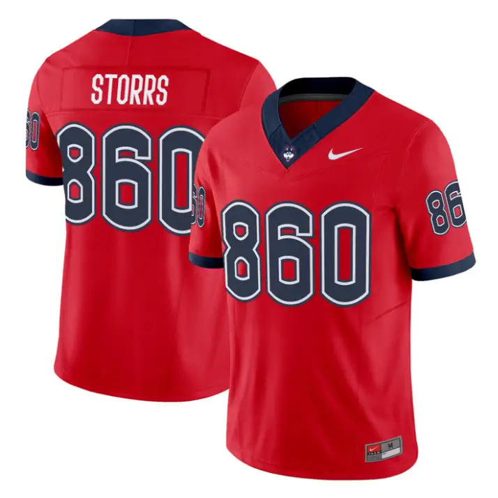 Storrs Jersey #860 UConn Huskies 2026 Vapor Limited Football All Stitched - Top Wow Design Storrs Jersey #860 UConn Huskies 2026 Vapor Limited Football All Stitched