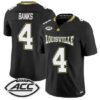 TJ Banks Jersey #4 Louisville Cardinals 2026 For The Ville Vapor All Stitched - Top Wow Design TJ Banks Jersey #4 Louisville Cardinals 2026 For The Ville Vapor All Stitched