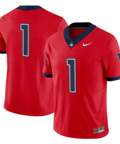 Team Jersey #1 UConn Huskies 2026 Vapor Limited Football All Stitched
