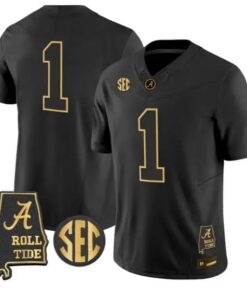 Team Jersey #1 Alabama Crimson Tide Jersey 2026 Alabama Map Stitched by My Store NCAA Football Jerseys