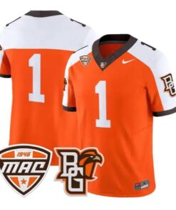 Team Jersey #1 Bowling Green Falcons Jersey 2026 Limited Stitched by My Store NCAA Football Jerseys