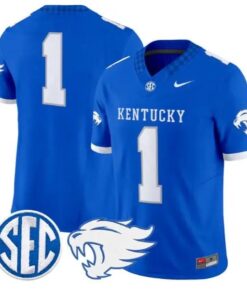 Team Jersey #1 Kentucky Wildcats Jersey 2026 Vapor Limited Stitched by My Store NCAA Football Jerseys