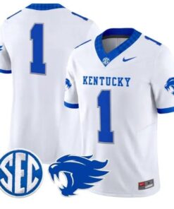 Team Jersey #1 Kentucky Wildcats Jersey 2026 Vapor Limited Stitched by My Store NCAA Football Jerseys