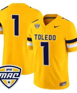 Team Jersey #1 Toledo Rockets 2026 Vapor Limited - All Stitched by My Store NCAA Football Jerseys
