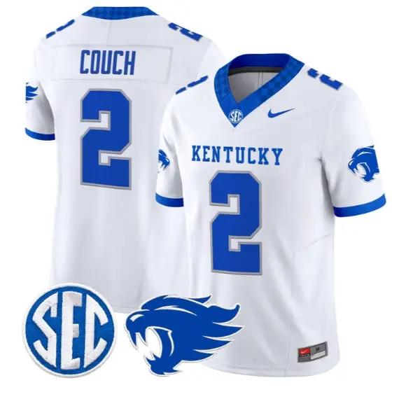 Tim Couch #2 Kentucky Wildcats Jersey 2026 Vapor Limited All Stitched by My Store NCAA Football Jerseys