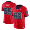Ty Chan Jersey #69 UConn Huskies 2026 Vapor Limited Football All Stitched - Top Wow Design Ty Chan Jersey #69 UConn Huskies 2026 Vapor Limited Football All Stitched