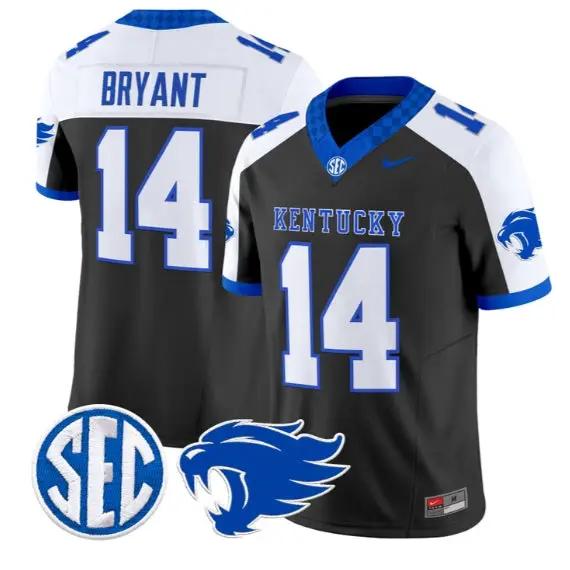 Ty Bryant #14 Kentucky Wildcats Jersey 2026 Vapor Limited Stitched by My Store NCAA Football Jerseys