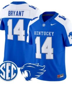 Ty Bryant #14 Kentucky Wildcats Jersey 2026 Vapor Limited Stitched by My Store NCAA Football Jerseys