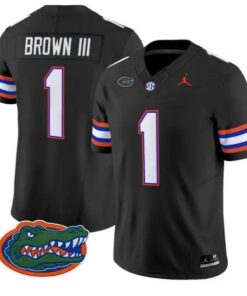 Vernell Brown III #1 Florida Gators Jersey 2026 Limited Stitched by My Store NCAA Football Jerseys